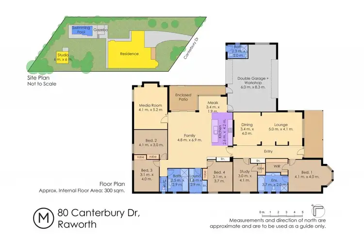 Floorplan of Homely house listing, 80 Canterbury Drive, Raworth NSW 2321