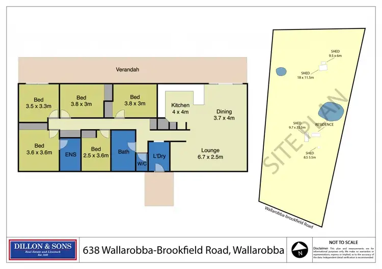 Floorplan of Homely rural property listing, 638 Wallarobba - Brookfield Road, Clarence Town NSW 2321
