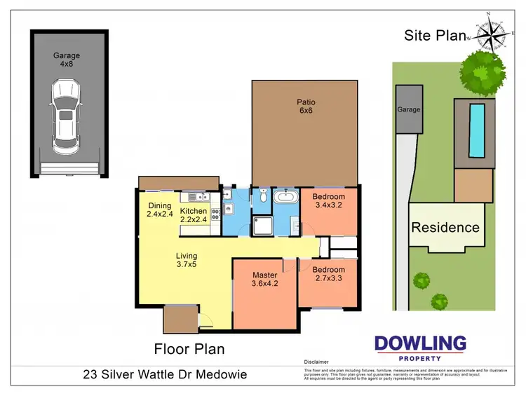 Floorplan of Homely house listing, 23 Silver Wattle Drive, Medowie NSW 2318
