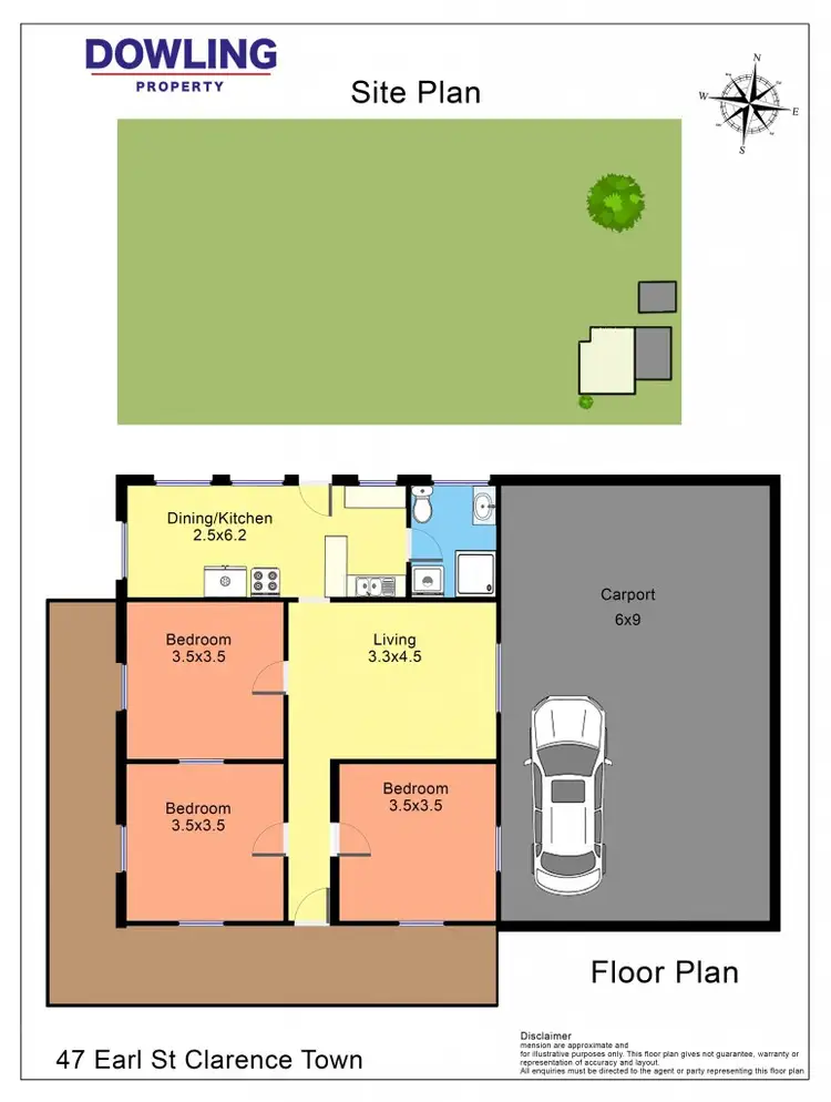 Floorplan of Homely house listing, 47 EARL STREET, Clarence Town NSW 2321