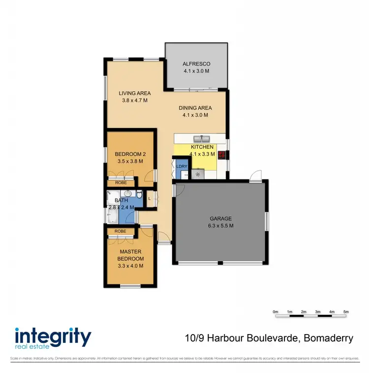 Floorplan of Homely villa listing, 10/9 Harbour Boulevard, Bomaderry NSW 2541