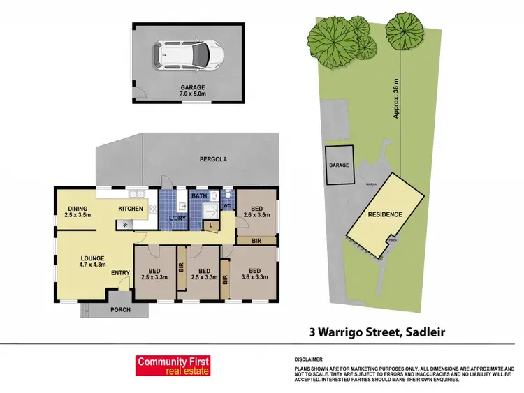 Floorplan of Homely house listing, 3 Warrigo Street, Sadleir NSW 2168