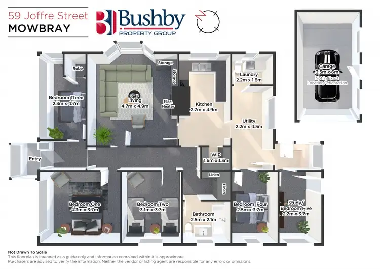 Floorplan of Homely house listing, 59 Joffre Street, Mowbray TAS 7248