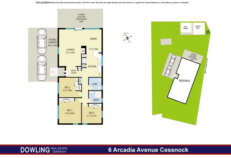 Floorplan of Homely house listing, 6 Arcadia Avenue, Cessnock NSW 2325