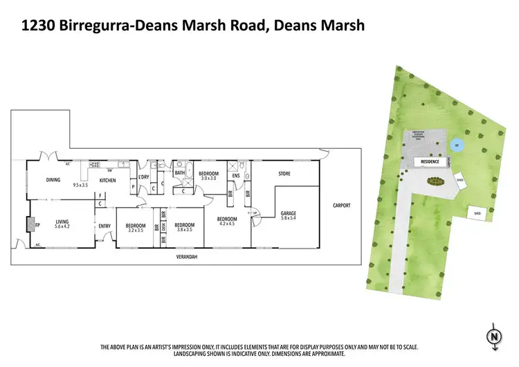 Floorplan of Homely rural property listing, 1230 Birregurra Deans Marsh Road, Deans Marsh VIC 3235