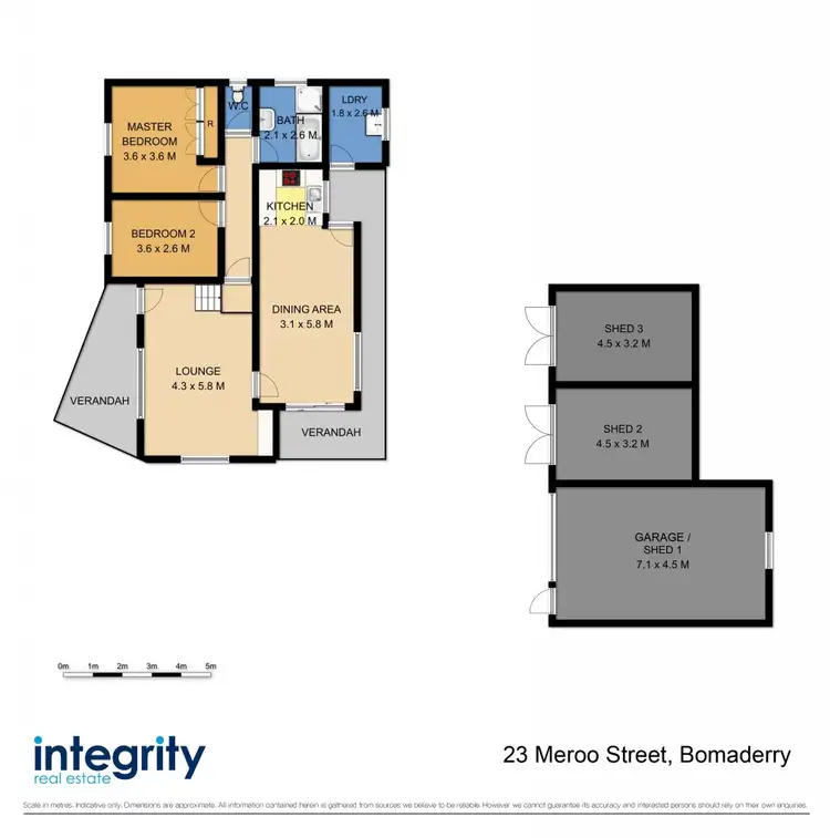 Floorplan of Homely house listing, 23 Meroo St, Bomaderry NSW 2541