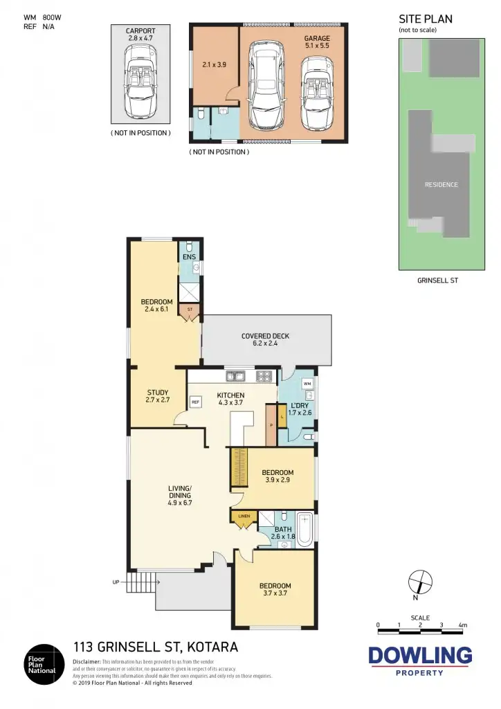 Floorplan of Homely house listing, 113 Grinsell Street, Kotara NSW 2289