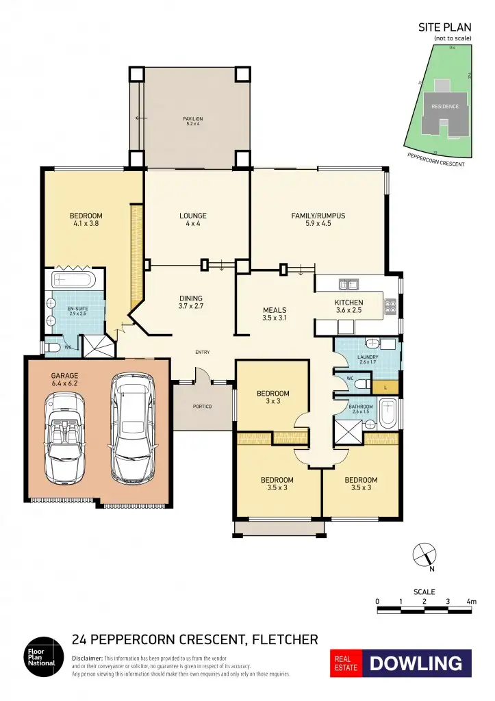 Floorplan of Homely house listing, 24 Peppercorn Crescent, Fletcher NSW 2287