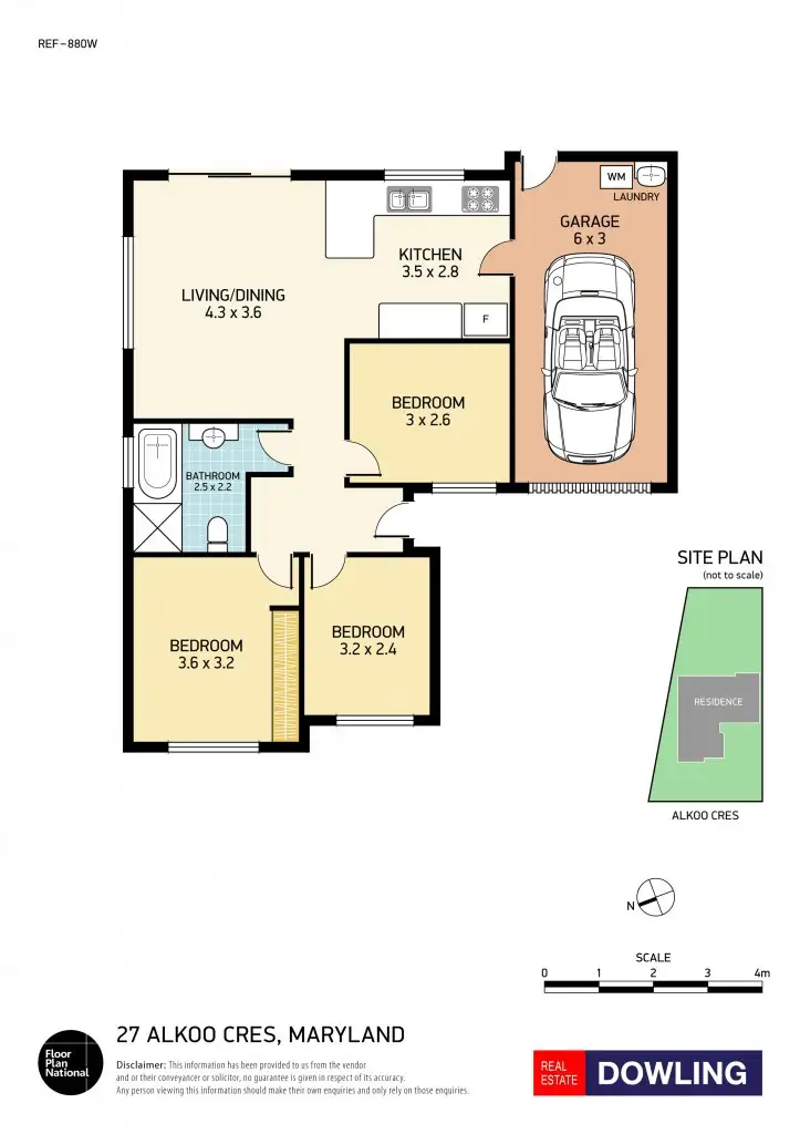 Floorplan of Homely house listing, 27 Alkoo Crescent, Maryland NSW 2287