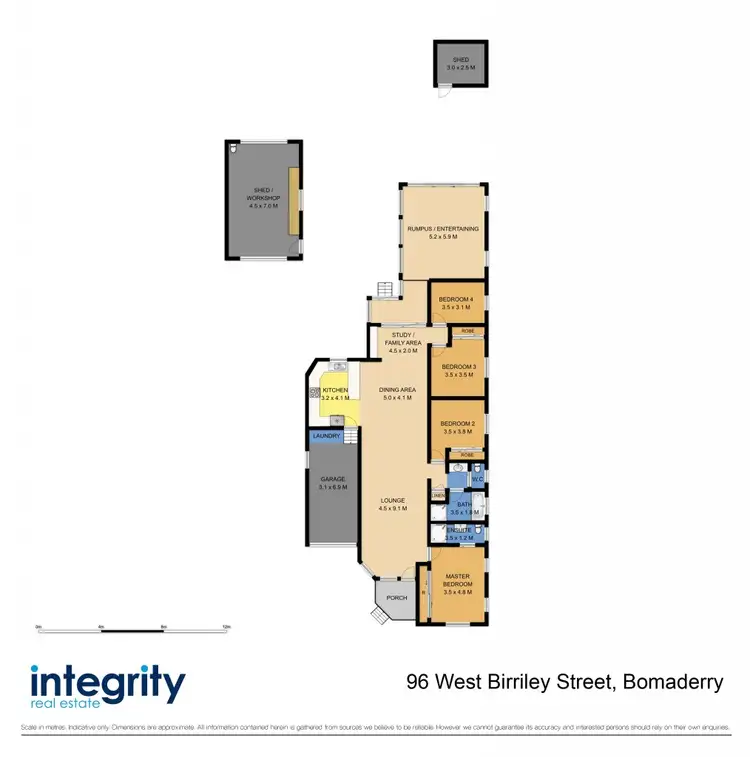 Floorplan of Homely house listing, 96 West Birriley Street, Bomaderry NSW 2541