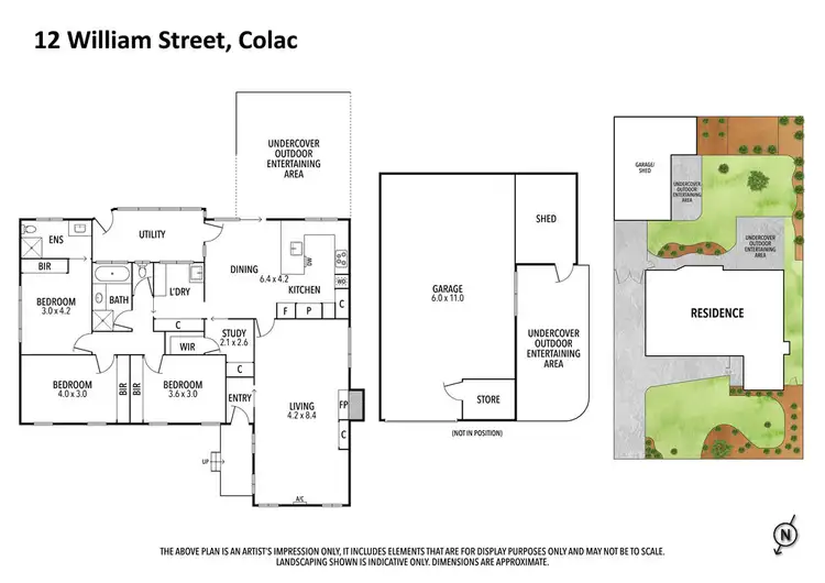 Floorplan of Homely house listing, 12 William Street, Colac VIC 3250