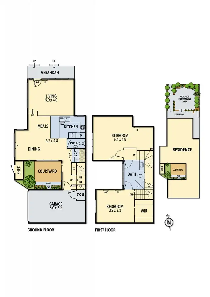 Floorplan of Homely house listing, 1/118 Roseneath Street, Clifton Hill VIC 3068