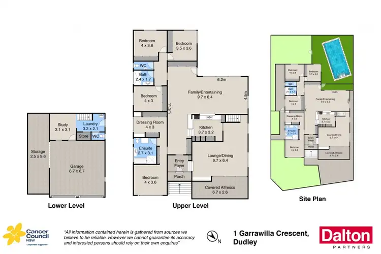 Floorplan of Homely house listing, 1 Garrawilla Crescent, Dudley NSW 2290