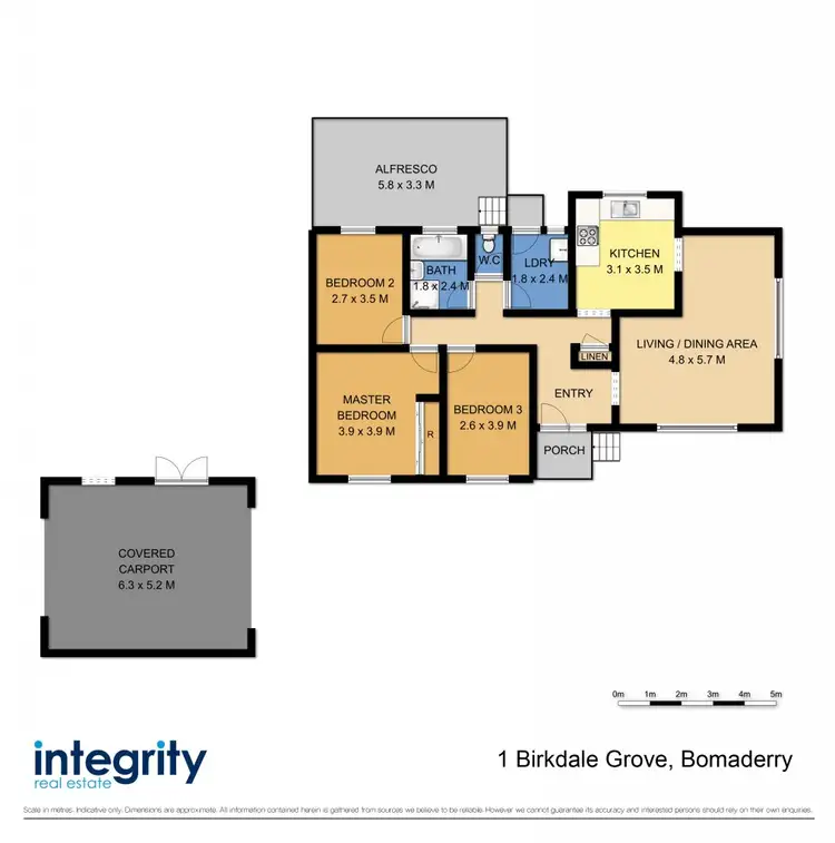 Floorplan of Homely house listing, 1 Birkdale Grove, Bomaderry NSW 2541