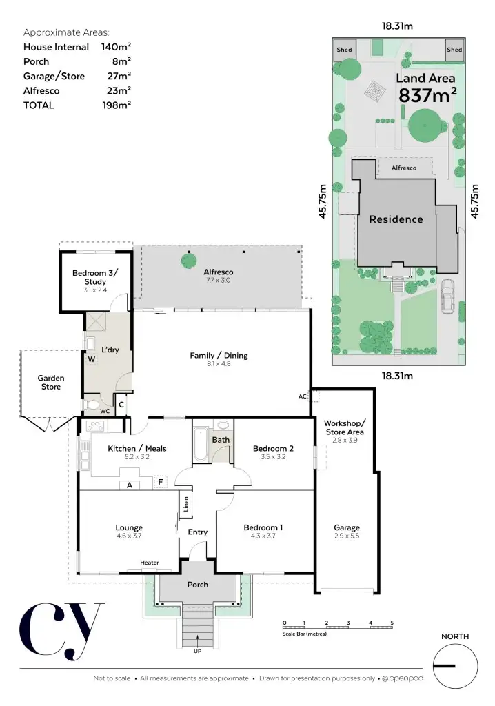 Floorplan of Homely house listing, 112 Brookdale Street, Floreat WA 6014