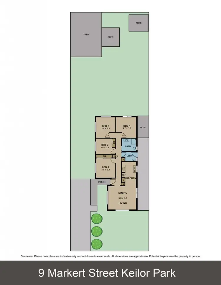 Floorplan of Homely house listing, 9 Market Street, Keilor Park VIC 3042