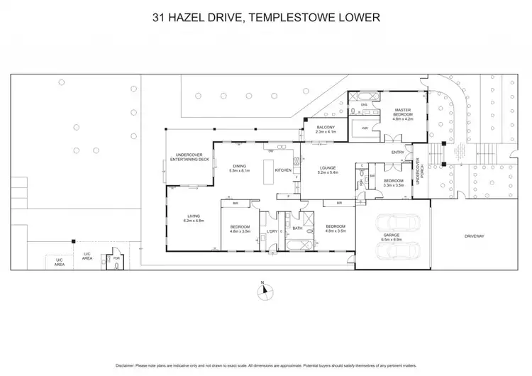 Floorplan of Homely house listing, 31 Hazel Drive, Templestowe Lower VIC 3107