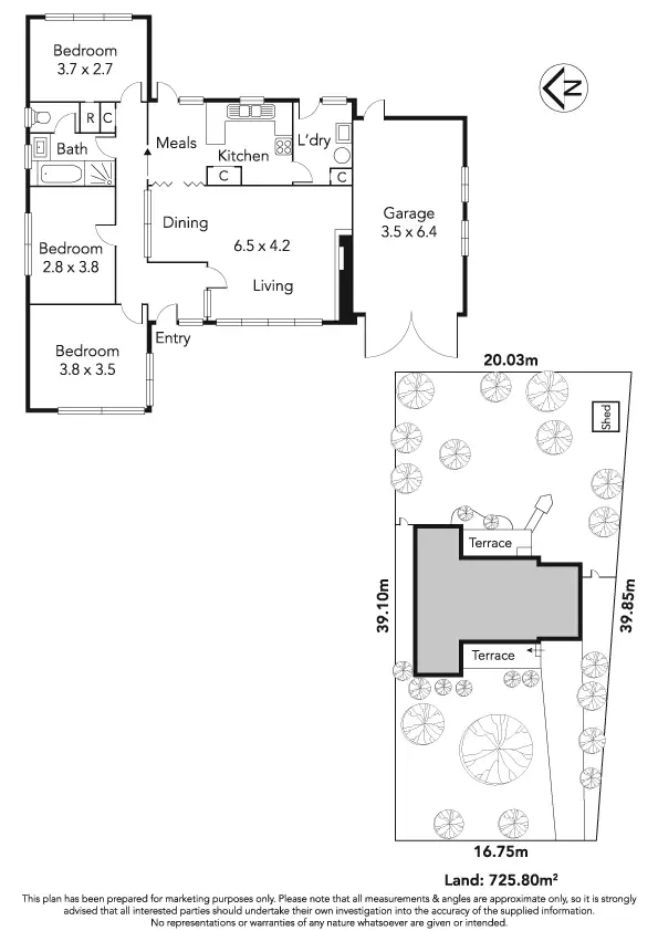 Floorplan of Homely house listing, 14 Westerfield Drive, Notting Hill VIC 3168