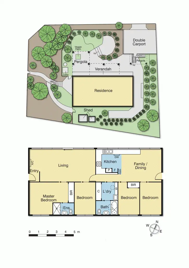 Floorplan of Homely house listing, 22 Glenister Drive, Eltham VIC 3095