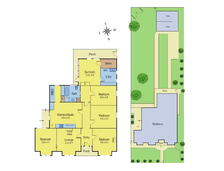 Floorplan of Homely house listing, 1 Percy Street, Newtown VIC 3220