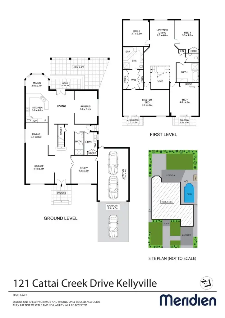 Floorplan of Homely house listing, 121 Cattai Creek Drive, Kellyville NSW 2155