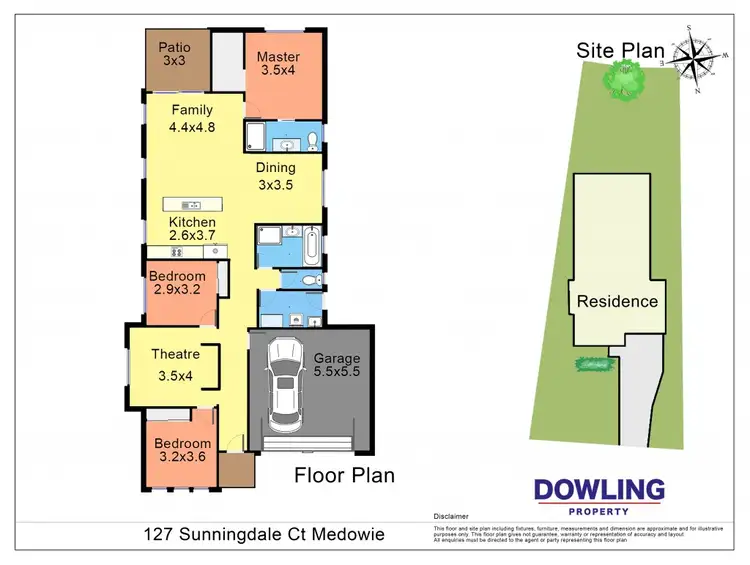 Floorplan of Homely house listing, 127 Sunningdale Circuit, Medowie NSW 2318