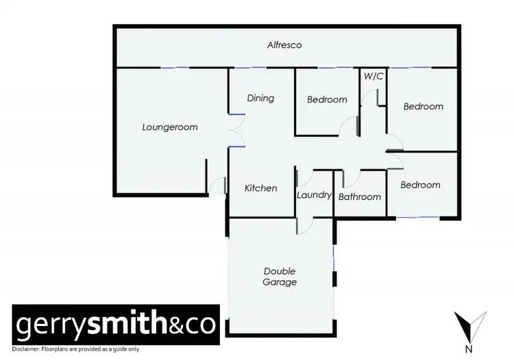 Floorplan of Homely townhouse listing, 2/28 Pryor's Road, Horsham VIC 3400