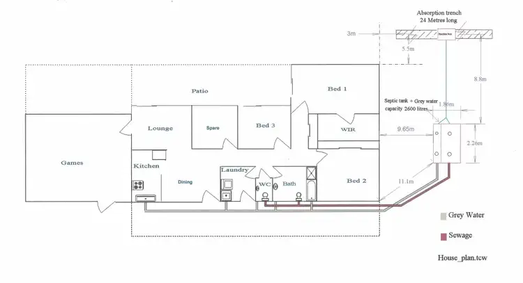 Floorplan of Homely rural property listing, 2119 Caoura Road, Tallong NSW 2579