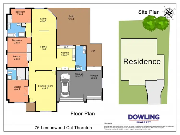 Floorplan of Homely house listing, 76 Lemonwood Circuit, Thornton NSW 2322