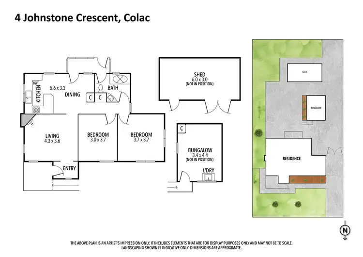 Floorplan of Homely house listing, 4 Johnstone Crescent, Colac VIC 3250