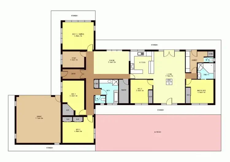 Floorplan of Homely house listing, 124 Kestrel Lane, Kinglake West VIC 3757
