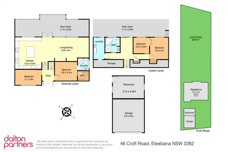 Floorplan of Homely house listing, 46 Croft Road, Eleebana NSW 2282