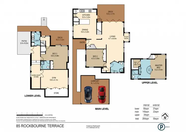 Floorplan of Homely house listing, 85 Rockbourne Terrace, Paddington QLD 4064