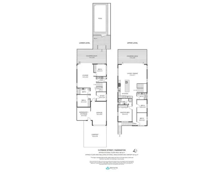 Floorplan of Homely house listing, 13 Prince St, Paddington QLD 4064