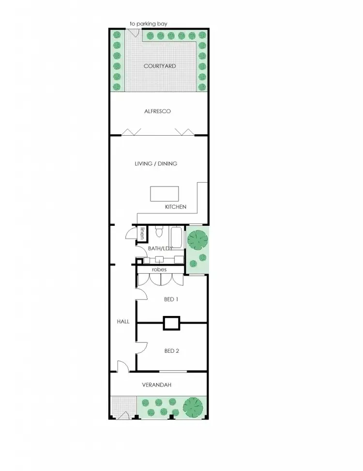 Floorplan of Homely house listing, 115 George Street, East Fremantle WA 6158