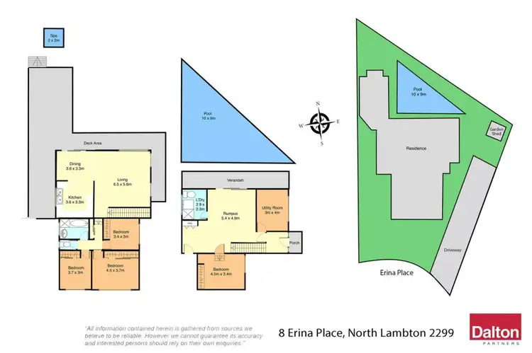 Floorplan of Homely house listing, 8 Erina Place, North Lambton NSW 2299