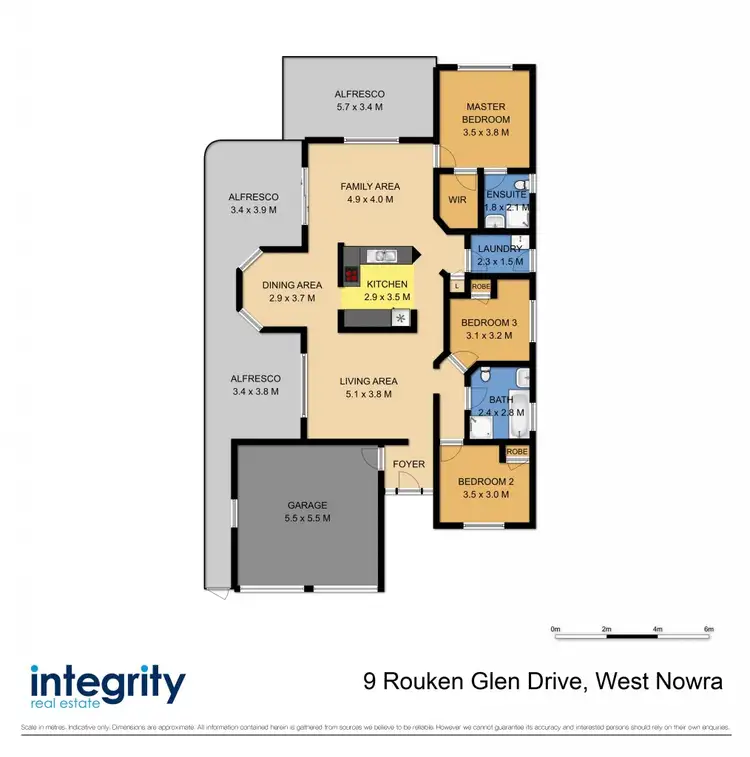 Floorplan of Homely house listing, 9 Rouken Glen Drive, West Nowra NSW 2541