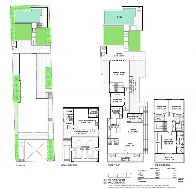 Floorplan of Homely house listing, 64 Alma Street, Paddington QLD 4064