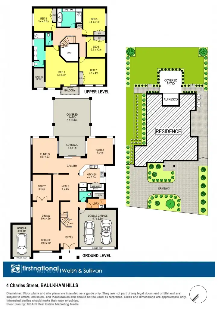 Floorplan of Homely house listing, 4 Charles Street, Baulkham Hills NSW 2153