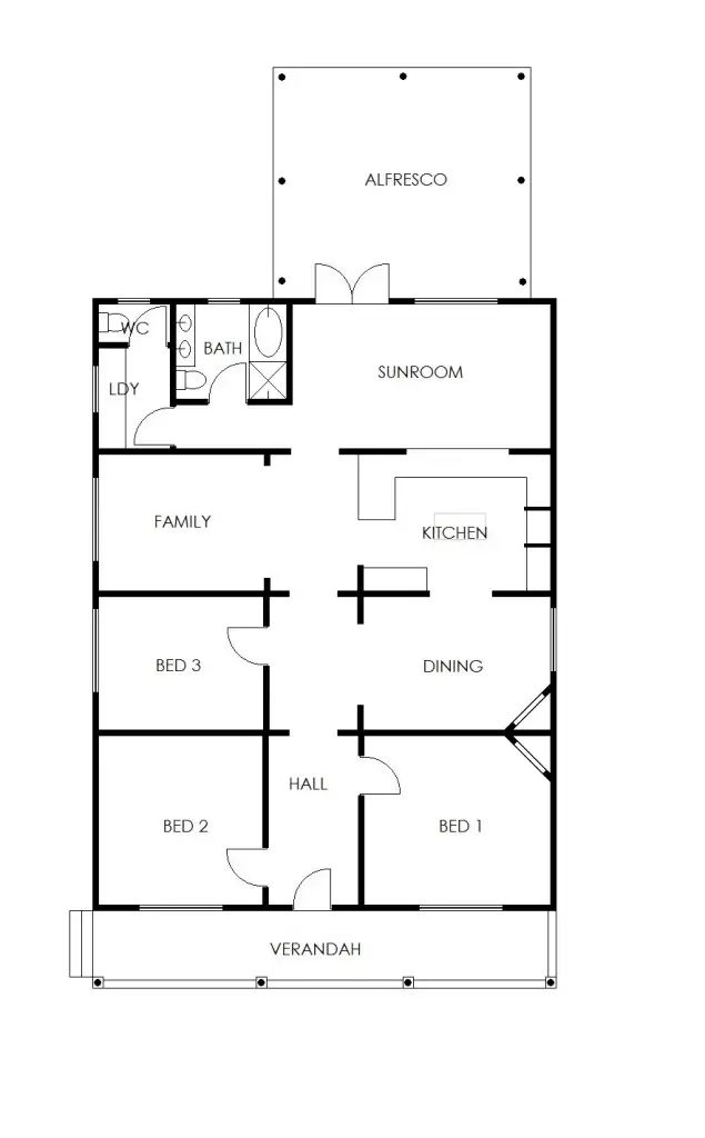 Floorplan of Homely house listing, 11 Walker Street, South Fremantle WA 6162