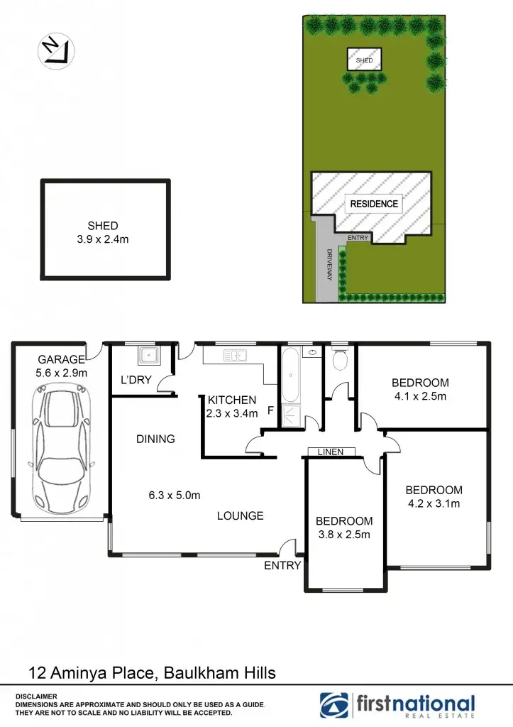 Floorplan of Homely house listing, 12 Aminya Place, Baulkham Hills NSW 2153