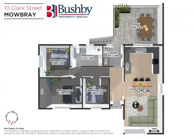 Floorplan of Homely house listing, 10 Clark Street, Mowbray TAS 7248
