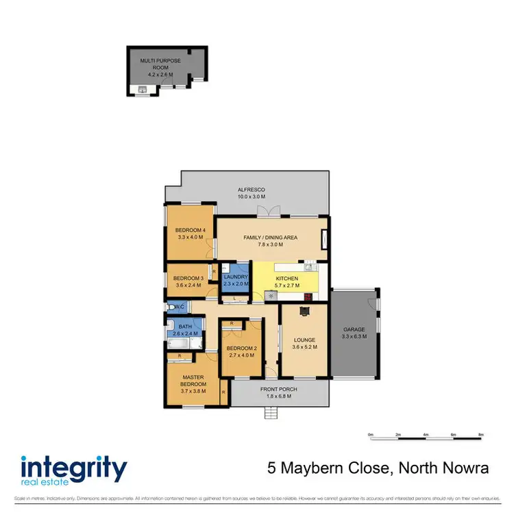 Floorplan of Homely house listing, 5 Maybern Close, North Nowra NSW 2541