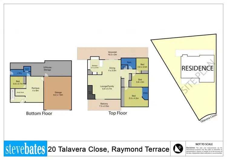 Floorplan of Homely house listing, 20 Talavera Close, Raymond Terrace NSW 2324