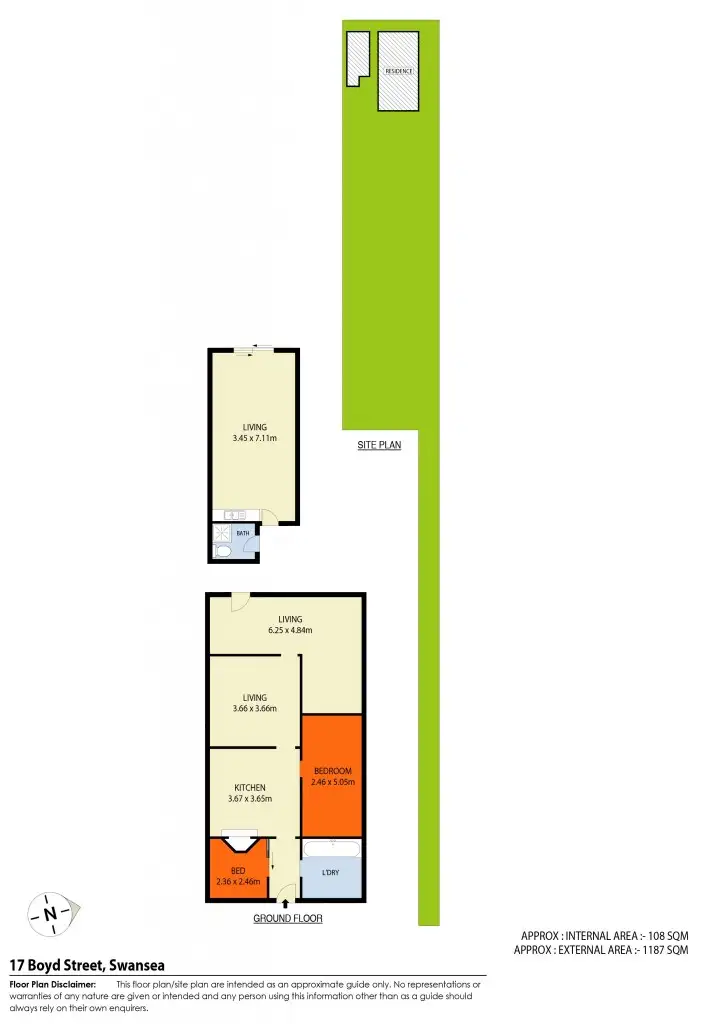Floorplan of Homely house listing, 17 Boyd Street, Swansea NSW 2281