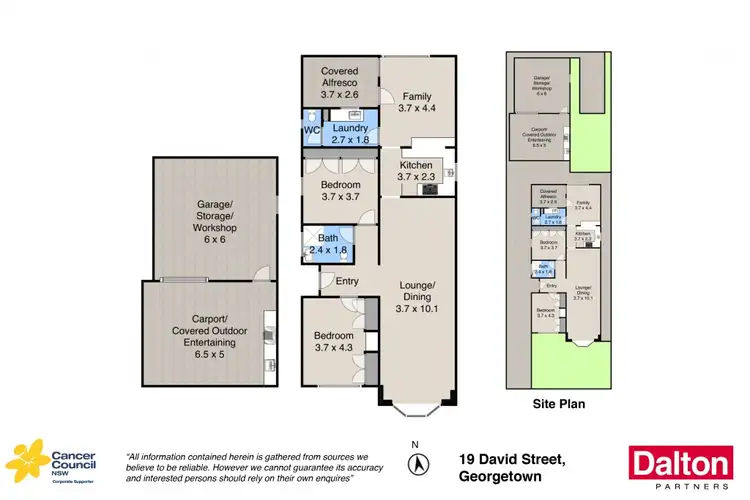 Floorplan of Homely house listing, 19 David Street, Georgetown NSW 2298