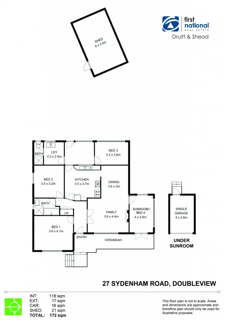 Floorplan of Homely house listing, 27 Sydenham Road, Doubleview WA 6018