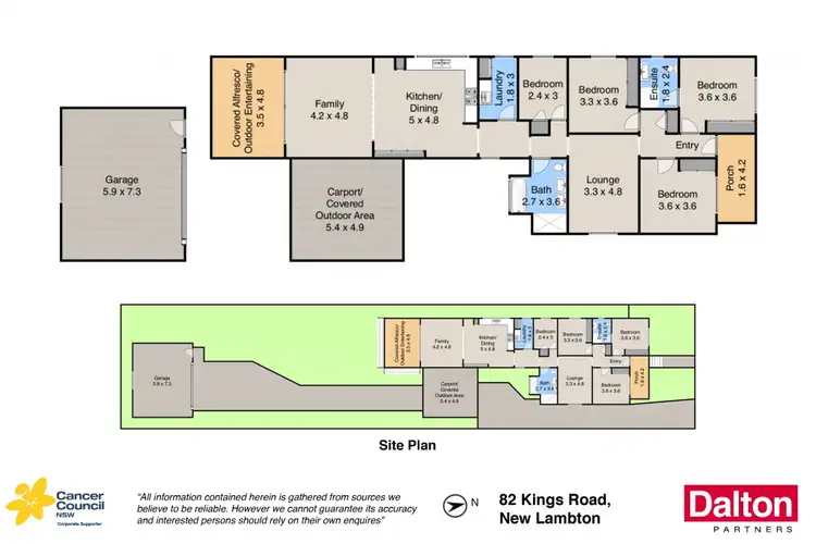 Floorplan of Homely house listing, 82 Kings Road, New Lambton NSW 2305