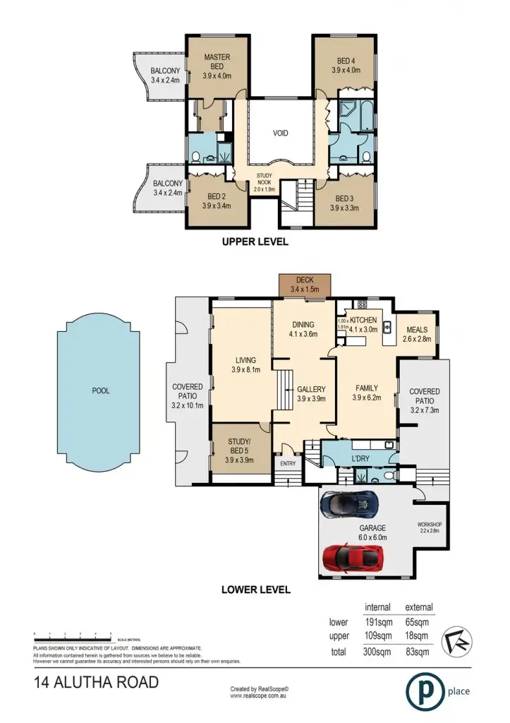 Floorplan of Homely house listing, 14 Alutha Road, The Gap QLD 4061