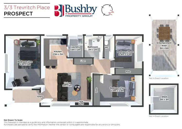 Floorplan of Homely unit listing, 3/3 Trevritch Place, Prospect TAS 7250
